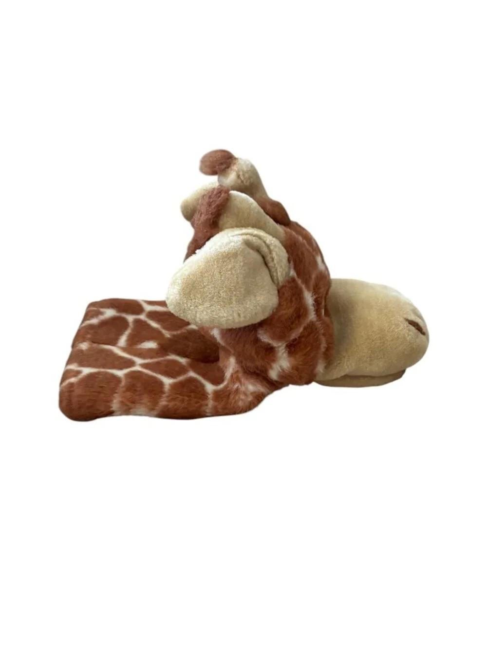 A&A Plush Giraffe Hand Puppet‎ Soft Brown & Beige Polyester Toy 12
